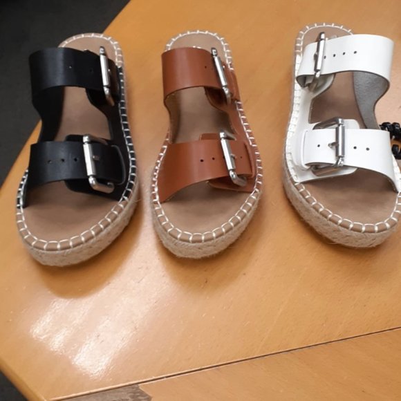 Tan Amette Buckle Slip On Espadrille - Picture 4 of 6